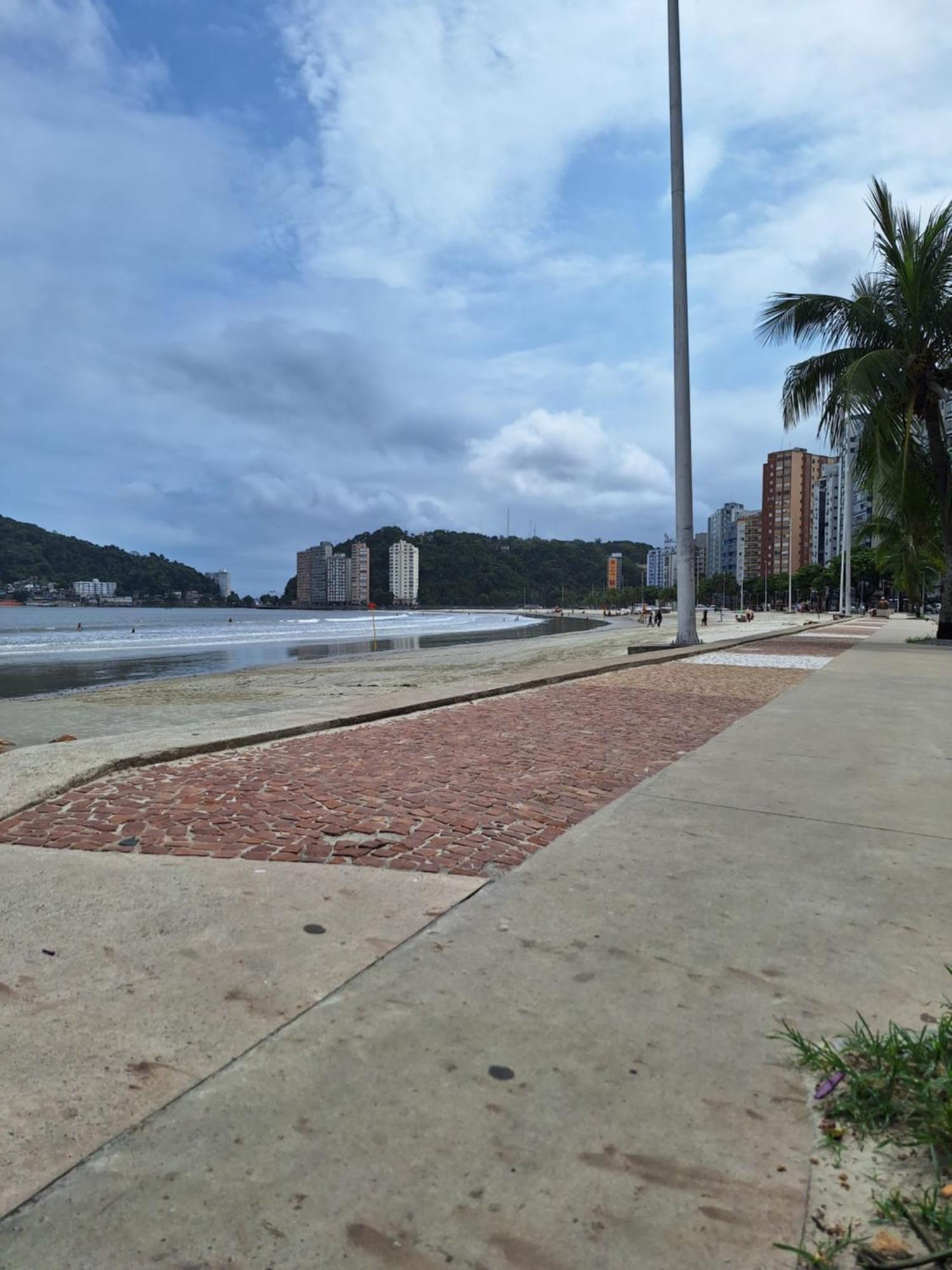 Апартаменти Pe Na Areia Gonzaguinha Sao Vicente Екстер'єр фото